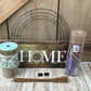 Home Thin Wreath Kit, DIY Beige Mesh Wreath Kit, Do It Yourself Everyday Wreath, HOME Front Door Decor Kit, Housewarming or Realtor Gift