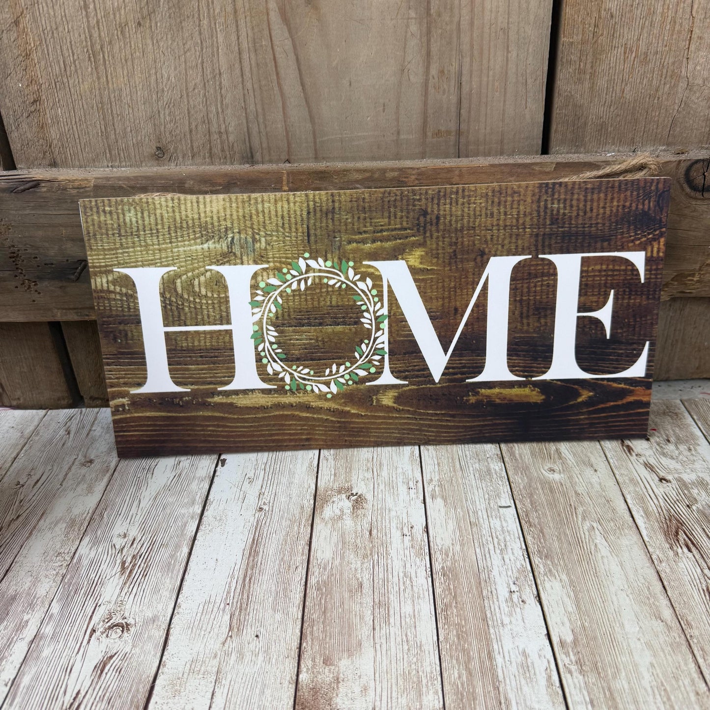 Home Thin Wreath Kit, DIY Beige Mesh Wreath Kit, Do It Yourself Everyday Wreath, HOME Front Door Decor Kit, Housewarming or Realtor Gift