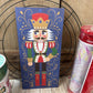 Nutcracker Wreath Kit, Thin Wreath Kit for Storm Door, Christmas DIY Decor, Holiday Front Door Decoration, Nutcracker Soldier Sign & Ribbon