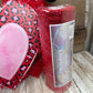 Large Valentine Wreath KIT WITH VIDEO, Pink Leopard Heart Wreath Kit, Do It Yourself Wreath Kit, Valentine’s Day Pink Red Ribbon Mesh Sign