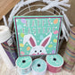 Large Easter Wreath Kit, Pink Pickup Truck Easter’s on It’s Way Wreath Kit, Do It Yourself Wreath Kit, Easter Pink & White Ribbon Mesh Sign