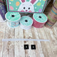 Large Easter Wreath Kit, Pink Pickup Truck Easter’s on It’s Way Wreath Kit, Do It Yourself Wreath Kit, Easter Pink & White Ribbon Mesh Sign