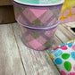 Easter Wreath Kit, Thin Easter Chick Wreath Kit, DIY Wall or Door Decor, Easter Sign Mesh and Ribbon Bundle, Pink Easter Egg Wall Decoration
