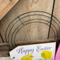Thin Easter Chick Wreath Kit WITH VIDEO, Easter Wreath Kit, DIY Wall or Door Decor, Easter Sign Mesh & Ribbon Bundle, Easter Wall Decoration