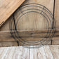 Halloween Wreath Kit, DIY Thin Fall Wreath Kit, Pumpkin Front Foor Decor, Rustic Farmhouse Door Hanger Kit, Orange Black White DIY Wreath