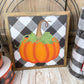 Halloween Wreath Kit, DIY Thin Fall Wreath Kit, Pumpkin Front Foor Decor, Rustic Farmhouse Door Hanger Kit, Orange Black White DIY Wreath
