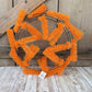 Large Happy Halloween Wreath Kit, Pumpkin Mesh Wreath Kit, DIY Halloween Front Door Decor, Orange Purple and Green Ribbon Mesh Sign Bundle