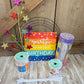 Birthday Wreath Kit, Thin Celebration Wreath Kit, DIY Party Like It’s Your Birthday Sign Mesh and Ribbon Bundle, Birthday Party Decoration