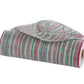 10” by 10 Yards Vertical Multicolor Stripe Mesh: Burgundy Hunter Sage Green and Cream,  Wreathmaking Supplies, Christmas Mesh, RE1369YH