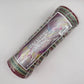 10” by 10 Yards Vertical Multicolor Stripe Mesh: Burgundy Hunter Sage Green and Cream,  Wreathmaking Supplies, Christmas Mesh, RE1369YH