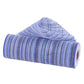 10” by 10 Yards Vertical Multicolor Stripe Mesh: Navy Royal Smoke Blue and White, Wreathmaking Supplies, Patriotic and Spring Mesh, RE1369YA