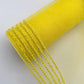 10” by 10 Yards Drift Wide Border Mesh: Yellow, Wreathmaking Supplies, Easter or Summer Mesh, Yellow Mesh Ribbon for Wreaths, RY811429