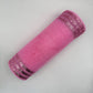 10” by 10 Yards Metallic Border Stripe Mesh: Pink, Wreathmaking Supplies, Halloween or Easter Mesh, Pink Mesh Ribbon for Wreaths, RE850222