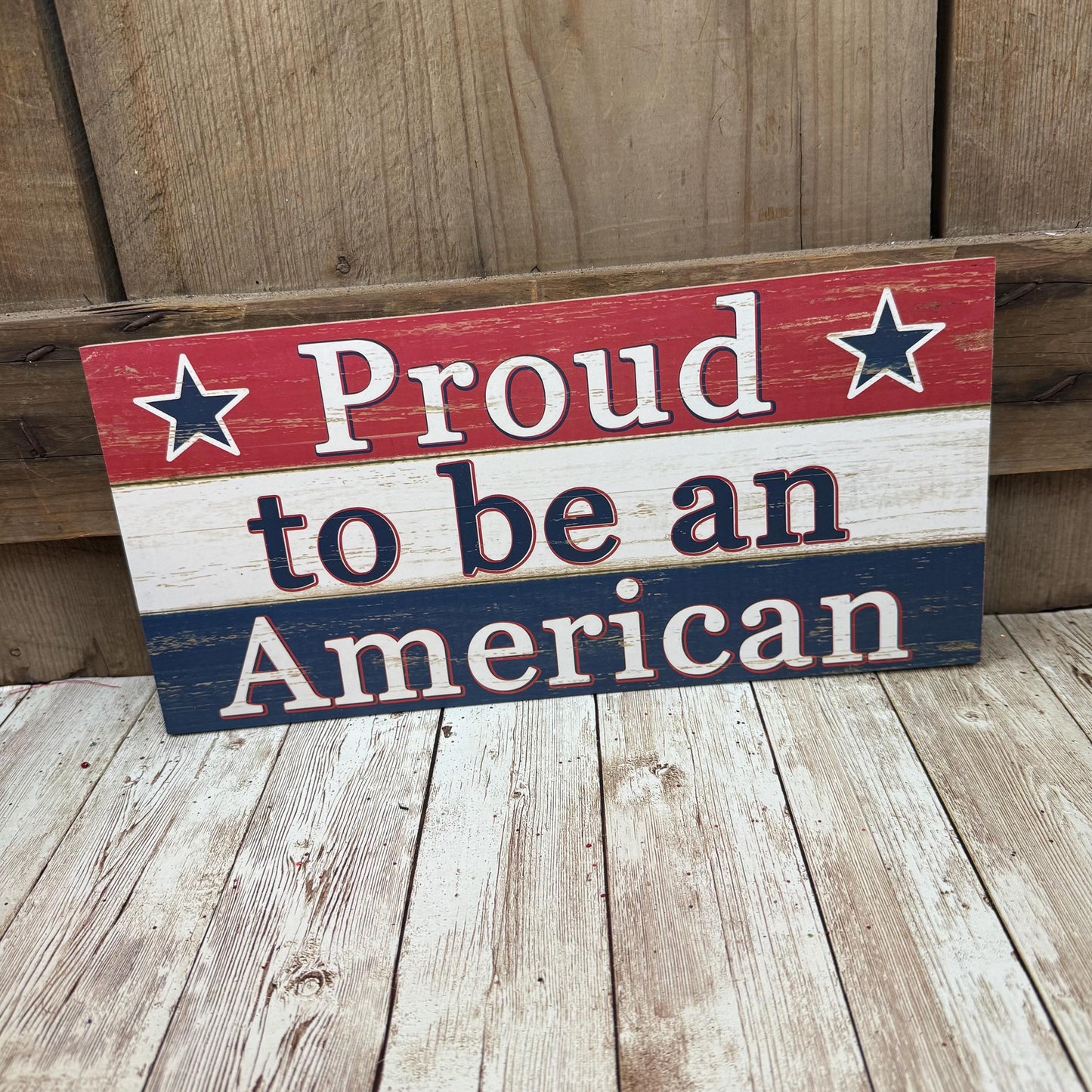 Patriotic Wreath Kit, Thin Red White and Blue Wreath Kit, DIY Fourth of July Wreath Kit, Proud to Be an American Ribbon Mesh and Sign Bundle