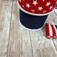 Patriotic Wreath Kit, Thin Red White and Blue Wreath Kit, DIY Fourth of July Wreath Kit, Proud to Be an American Ribbon Mesh and Sign Bundle