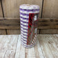 Cream and Lavender Poly Burlap Check Mesh: 10" x 10 yds Wreath Supply, Wreathmaking Mesh, Easter and Spring Pastel Mesh, Petal Wreath Ribbon