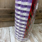 Cream and Lavender Poly Burlap Check Mesh: 10" x 10 yds Wreath Supply, Wreathmaking Mesh, Easter and Spring Pastel Mesh, Petal Wreath Ribbon