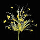 24"L Fabric Flower/EVA Leaf/Beads Spray: Yellow, Spring Greenery Stem, Easter Filler Bush with Leaves Buds Yellow Berries, 60919, FH807129