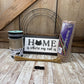 Cat Themed Thin Wreath Kit, Home Is Where My Cat Is, Farmhouse DIY Storm Door Wreath Kit, Cat Mom or Dad Gift, Kitty Decoration, Cat Decor