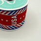 Red White and Blue USA on Diagonal Stripes Wired Ribbon, Fourth of July Wreath Supply, Patriotic Royal Ribbon 2.5” by 10 yards, RGE163127
