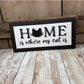 Home is Where My Cat Is Sign, Pet Love Wreath Sign, Cat Door Hanger, Feline Wall Decor, Black Kitty Wall Decoration, Cat Mom or Dad Gift