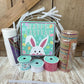 Large Easter Wreath Kit, Pink Pickup Truck Easter’s on It’s Way Wreath Kit, Do It Yourself Wreath Kit, Easter Pink & White Ribbon Mesh Sign