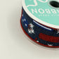 Navy Blue Rockets Wired Ribbon, Fourth of July Wreath Supply, Independence Day Bowmaking, Patriotic Ribbon 1.5” by 10 yards, RGE119919