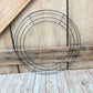 Halloween Wreath Kit, DIY Thin Fall Wreath Kit, Pumpkin Front Foor Decor, Rustic Farmhouse Door Hanger Kit, Orange Black White DIY Wreath