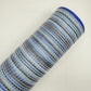 10” by 10 Yards Vertical Multicolor Stripe Mesh: Navy Royal Smoke Blue and White, Wreathmaking Supplies, Patriotic and Spring Mesh, RE1369YA