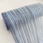10” by 10 Yards Vertical Multicolor Stripe Mesh: Navy Royal Smoke Blue and White, Wreathmaking Supplies, Patriotic and Spring Mesh, RE1369YA