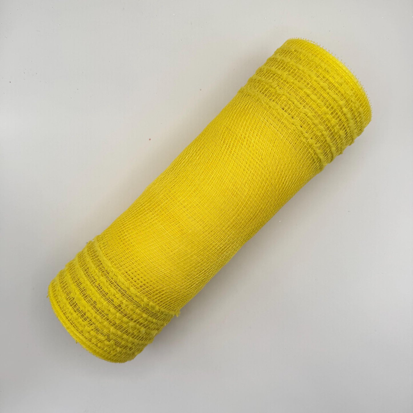 10” by 10 Yards Drift Wide Border Mesh: Yellow, Wreathmaking Supplies, Easter or Summer Mesh, Yellow Mesh Ribbon for Wreaths, RY811429