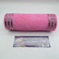 10” by 10 Yards Metallic Border Stripe Mesh: Pink, Wreathmaking Supplies, Halloween or Easter Mesh, Pink Mesh Ribbon for Wreaths, RE850222