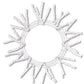Iridescent White Pencil Wreath Frame with 18 Tie, 15” Wire” 25” OAD Pencil Work Wreath Frame: Iridescent White, Wreath Supplies, XX751150