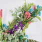 27"L Greenery Spray with Green Speckled Eggs and Leaves, Spring Greenery Stem, Easter Greenery Floral Bush with Leaves and Eggs, HE7276