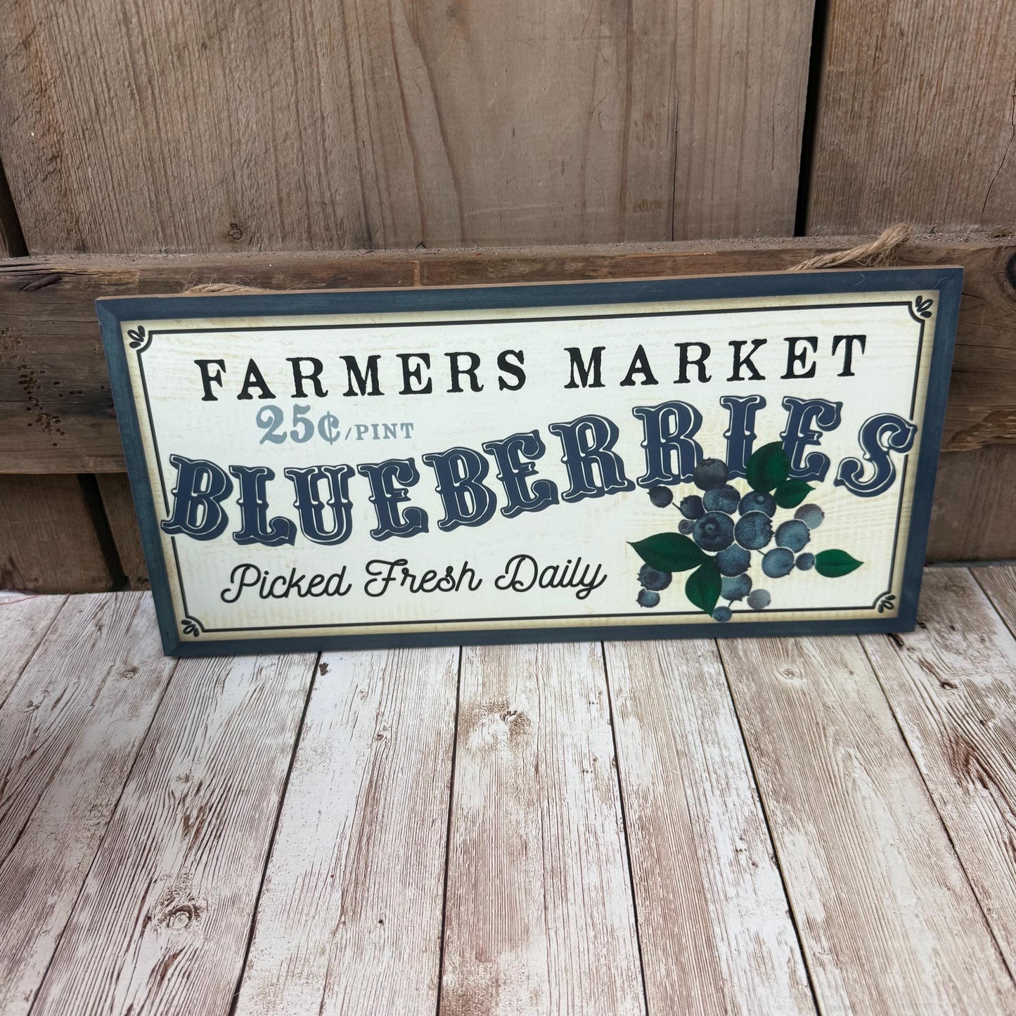 Blueberry Thin Wreath Kit, DIY Mesh Wreath Kit, Do It Yourself Everyday Wreath, Farmers Market Blueberries Front Door Decor, Door Decoration