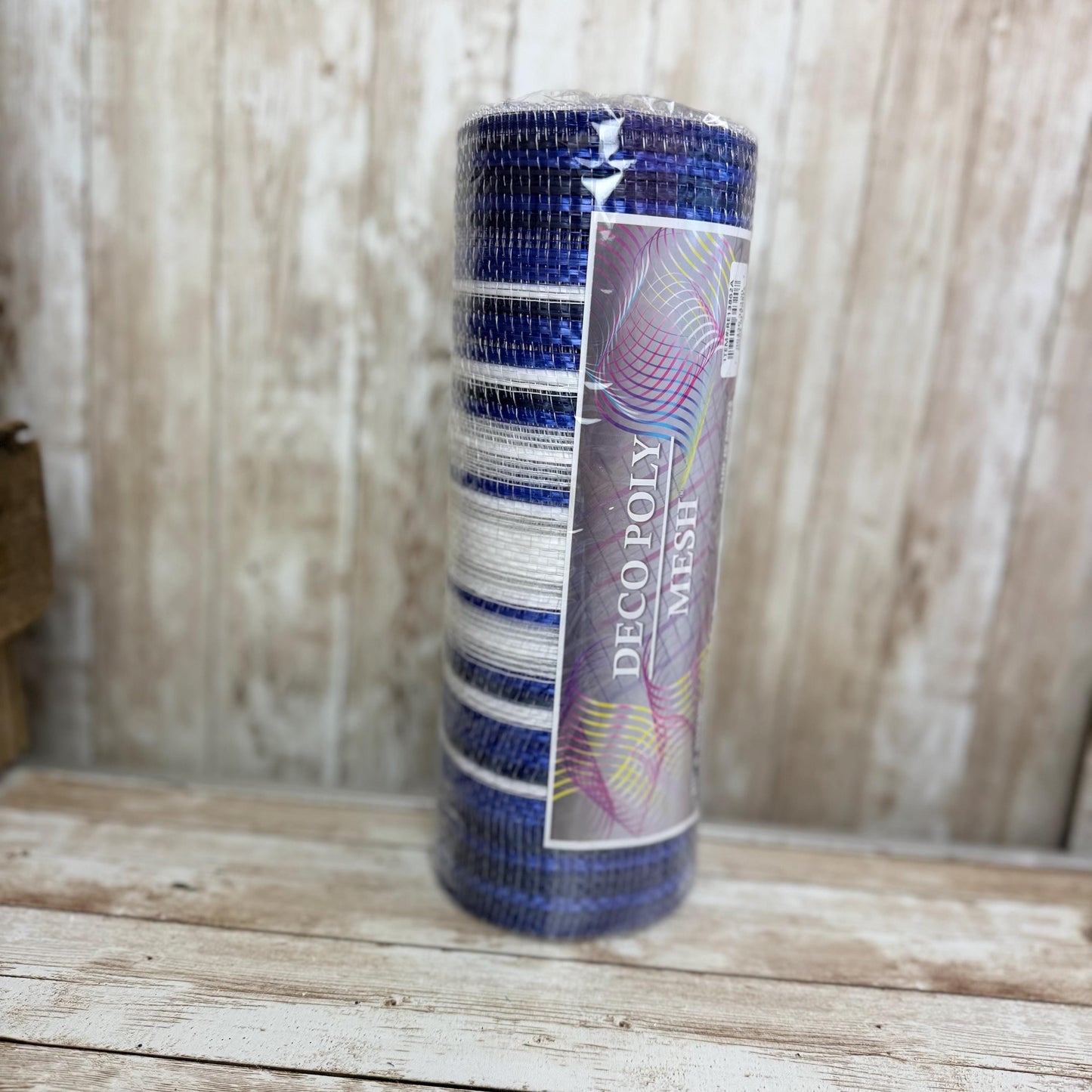 Chinoiserie Butterfly Thin Wreath Kit, DIY Mesh Wreath Kit, Do It Yourself Everyday Door Decor, Blue and White Chinoiserie Spring Front Door