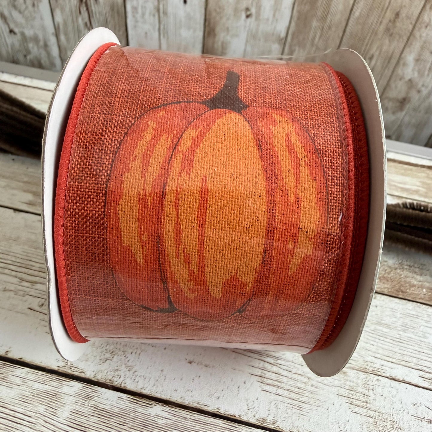 Fall Pumpkin Wreath Kit, Thin Fall Wreath Kit, Autumn Splendor Stacked Pumpkin Wreath Kit, Fall Beige and Orange Ribbon Mesh and Sign Bundle