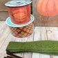 Fall Pumpkin Wreath Kit, Thin Fall Wreath Kit, Autumn Splendor Stacked Pumpkin Wreath Kit, Fall Beige and Orange Ribbon Mesh and Sign Bundle