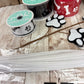 Dog Wreath Kit, "Dogs Welcome, People Tolerated" Sign, Black Red and White Dog Themed Decor, Make Your Own Dog Wreath Kit, Dog Mom Dad Gift