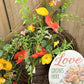 Beginner Grapevine Kit WITH VIDEO, Love Grows Here Floral Wreath Kit, Spring Easy DIY Wall Decoration, Grapevine Floral and Ribbon Bundle