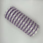 Cream and Lavender Poly Burlap Check Mesh: 10" x 10 yds Wreath Supply, Wreathmaking Mesh, Easter and Spring Pastel Mesh, Petal Wreath Ribbon
