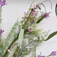 24"L Fabric Flower/EVA Leaf/Beads Spray: Lavender, Purple Greenery Stem, Greenery Filler Bush with Leaves Buds and Berries, 60919, FH807172