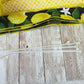 Lemon Grapevine Kit WITH VIDEO, Spring Door Hanger Kit, Summer DIY Wall Decoration, Yellow Polka Dot  Grapevine Bundle with Black and White