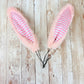 Easter Bunny Wreath Attachment, Pink Plush Bunny Bottom Striped Ears, Easter Home Decor Supplies, Bunny Wreath Supply Kit, Bunny Butt Ears