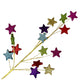 33" L Glitter Eva/Star Pick, Red Pink Purple Blue Lime Green Glitter Star Spray, Fiesta Wreath Embellishment. Birthday Party Decor, MN0245